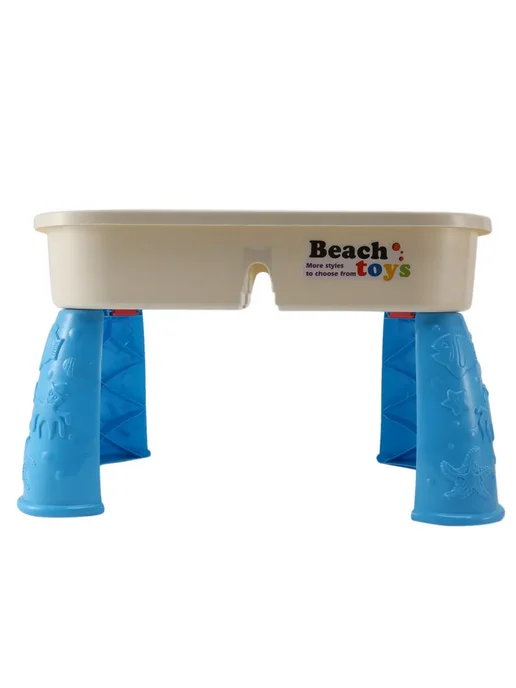 Игровой стол для песка и воды с крышкой, белый, фото 4