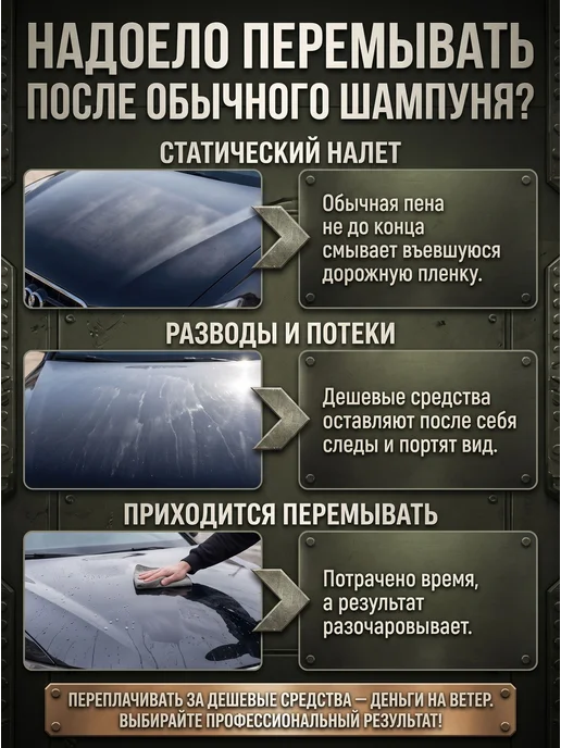 Нет бренда Автошампунь для бесконтактной мойки автошампунь, ТАНКИСТ, 1 л, фото 2