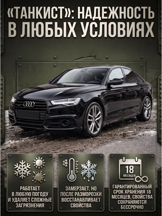 Нет бренда Автошампунь для бесконтактной мойки автошампунь, ТАНКИСТ, 1 л, фото 8