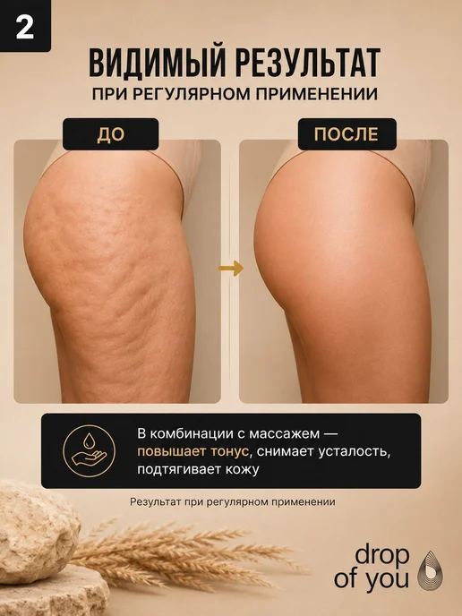 Нет бренда Масло для массажа тела drop of you, вариант, фото 2