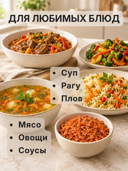 Морковь сушеная натуральная соломкой, вариант, фото 2