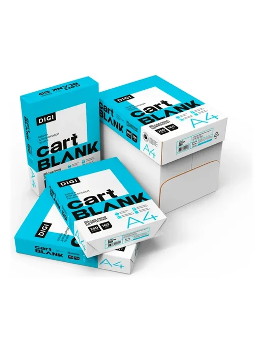 Бумага Cartblank A4, 160 г/м², 250 листов, 2 пачки, фото 6