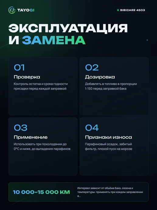 BIBICARE Присадка антигельная С диспергатором 1 150, 3 шт, 3 шт, фото 4
