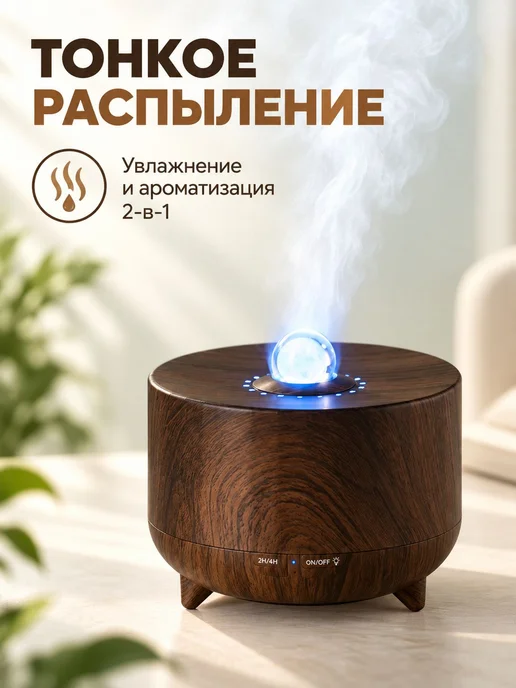 Ультразвуковой аромадиффузор 240 мл, 12 Вт, для помещений до…, 240 мл, 12 Вт, фото 3