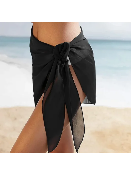 Dosabolakosa Голубой женский саронг из шифона, синий, фото 3