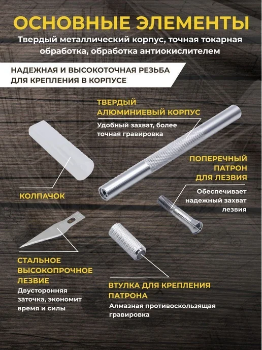 Макетный нож, нож для резки картона, вариант, фото 3