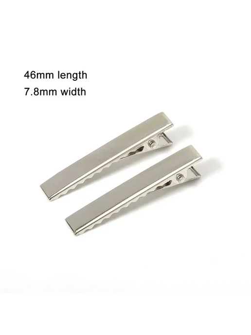 MOONMADE Металлические заколки для волос 32mm, 50pcs, белый