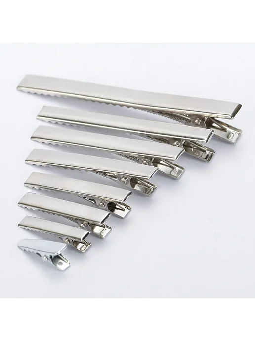 MOONMADE Металлические заколки для волос 32mm, 50pcs, белый, фото 2