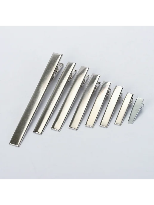 MOONMADE Металлические заколки для волос 32mm, 50pcs, белый, фото 4