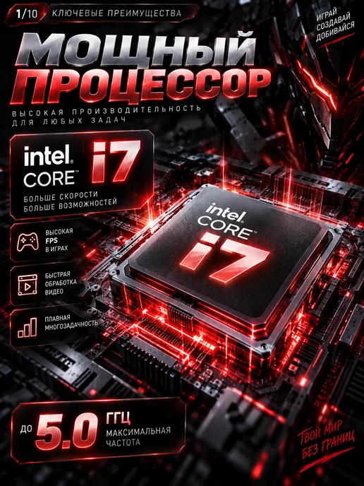 16.1" Мощный ноутбук, 32ГБ, SSD 2048ГБ, 32 ГБ, 2048 ГБ, фото 2