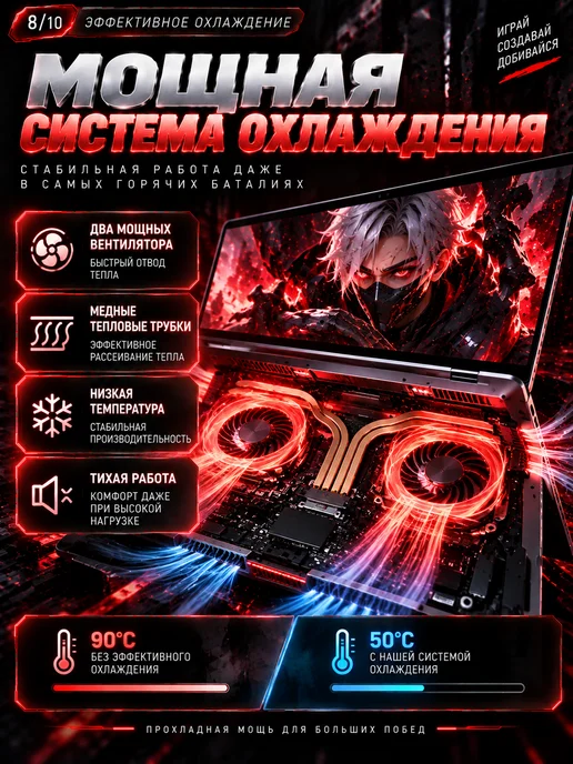 16.1" Мощный ноутбук, 32ГБ, SSD 2048ГБ, 32 ГБ, 2048 ГБ, фото 5