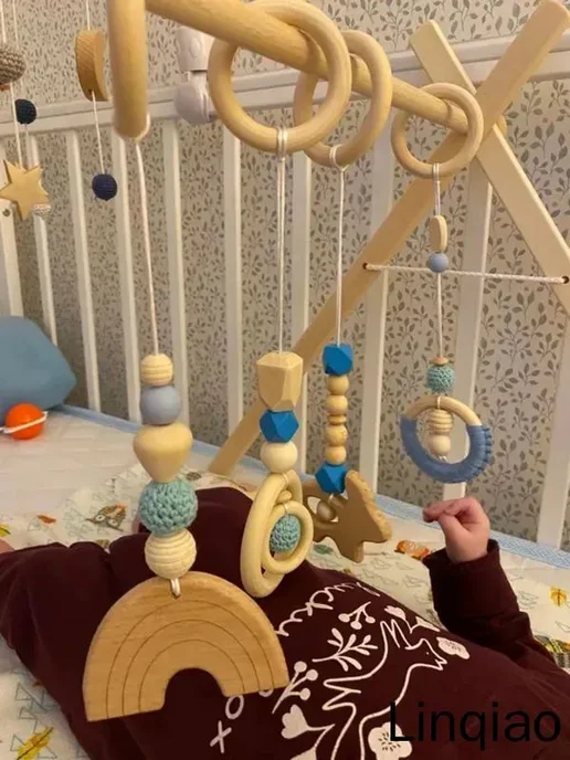 Мобиль для стойки Монтессори, 4 игрушки, вариант, фото 3