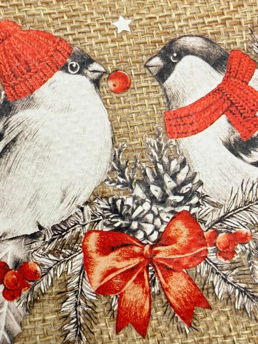 алинэ Пакеты новогодние подарочный мешок 30×20 см, 30x20 см, фото 5