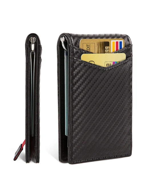 Тонкий держатель для карт с защитой RFID, вариант, фото 7