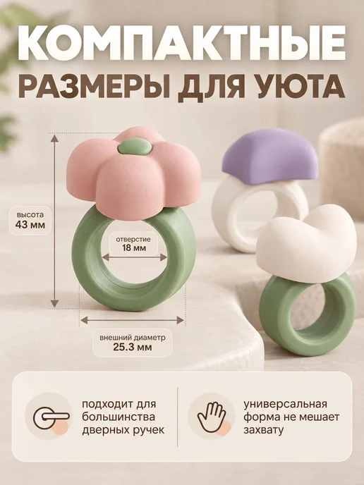 MAGTHINGS Накладки на дверную ручку защитные 3 штуки, 3 шт, фото 2