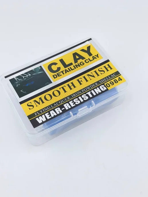 ЕКУУРА Глина для очистки кузова автомобиля Clay Bar 50 г синяя, 50 г, фото 7