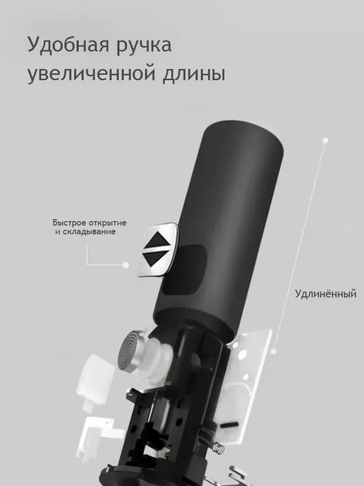 Зонт автомат складной антиветер, бежевый, фото 5