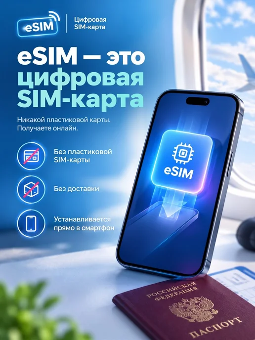 eSIM Малайзия 1 ГБ на 7 дней, интернет без роуминга, 3 ГБ, фото 2