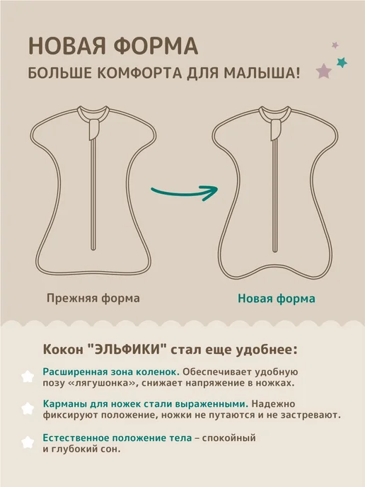 Эльфики Спальный мешок для новорожденных, вариант, фото 5