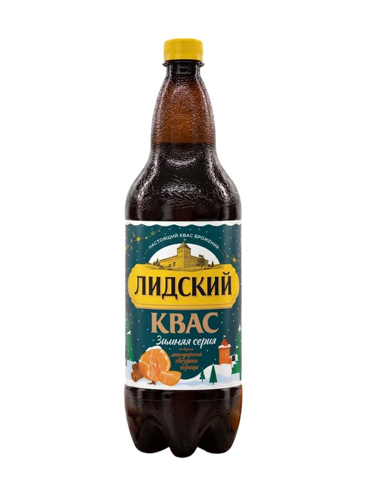 Белорусский квас Лидский Зимняя серия, 1,5 л. Х 6 шт, 1,5 л, 12 шт, фото 7