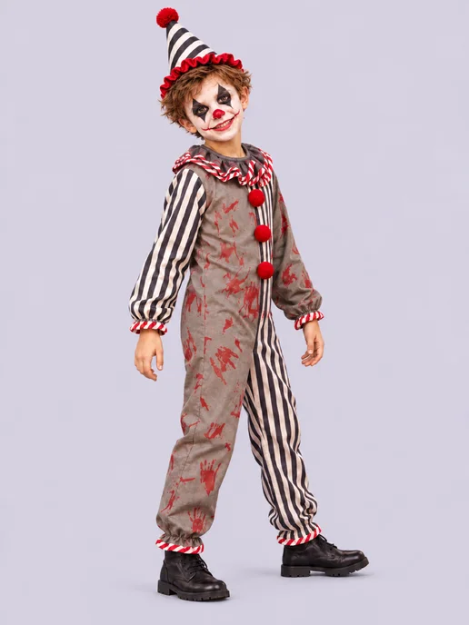 Slottoy Карнавальный костюм клоун, черный, фото 4