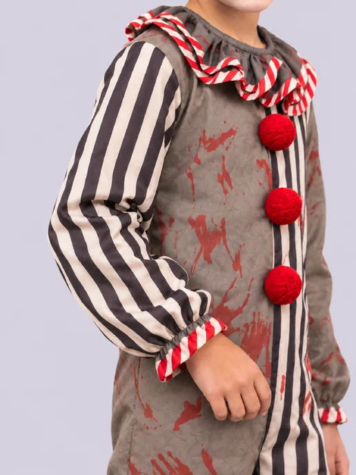 Slottoy Карнавальный костюм клоун, черный, фото 6