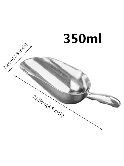 Yuzont Совок для сыпучих продуктов, льда, 350 мл, 1 шт, 350 мл, 1 шт
