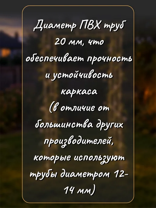 МодульСад Арка прямоугольная, глубина 75 см, 2 пролёта, 3 шт, фото 5