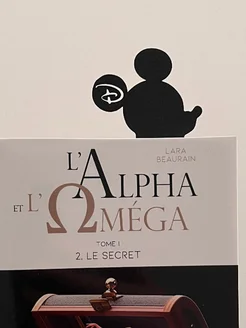 Закладка для книг Mickey с зажимом