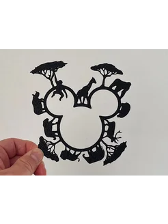 Настенный декор Disney Животные сафари