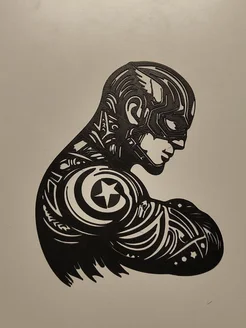 Настенный декор Капитан Америка Marvel