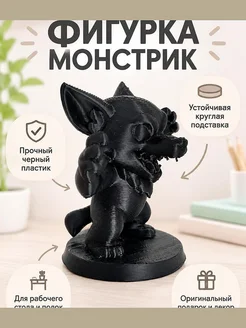Фигурка монстрик Волк на подставке