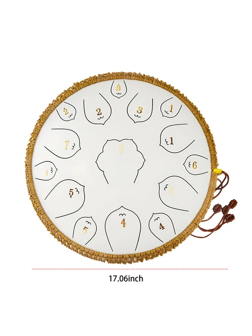 Handpan 13-15 нот для музыки, профессиональный Steel Tongue, вариант, фото 6