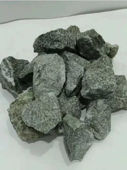 Колотый жадеит для бани и сауны 10 кг 50х70 мм, 50x70 мм, 10 кг, фото 3