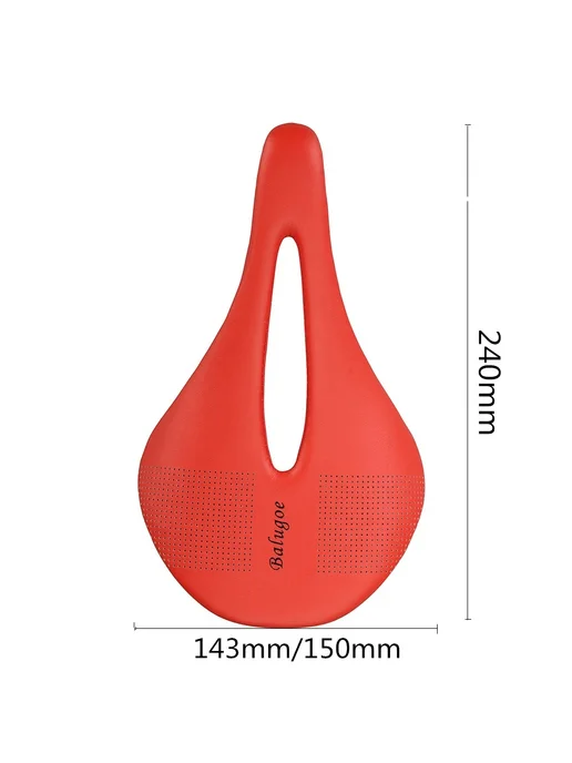 Нет бренда Седло велосипедное Balugue, 143mm, Белое, белый, фото 6