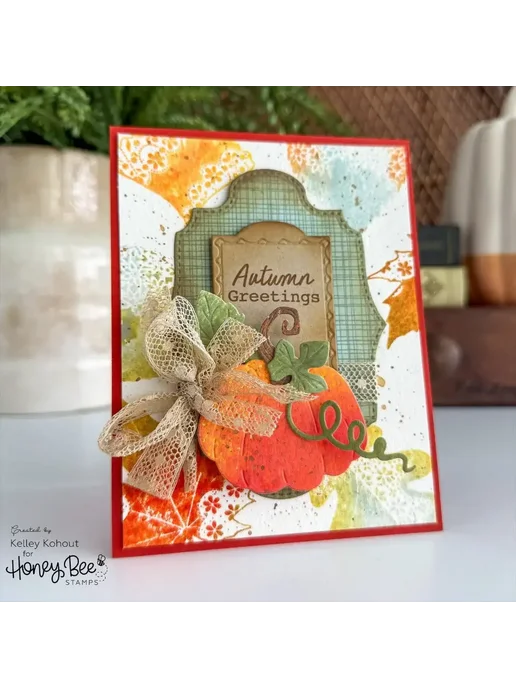 Нет бренда Honey Bee набор штампов и ножей "Forever Thankful" для скрап, вариант, фото 3