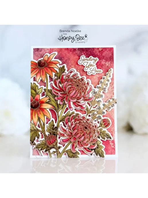 Нет бренда Honey Bee набор штампов и ножей "Forever Thankful" для скрап, вариант, фото 4