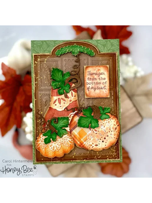 Нет бренда Honey Bee набор штампов и ножей "Forever Thankful" для скрап, вариант, фото 6