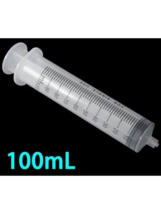 Шприц масляный пластиковый 100 мл для откачки жидкостей, 100 мл, фото 2