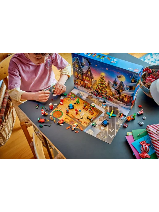 LEGO Город Новогодний 2026 Адвент календарь 60510, синий, фото 2
