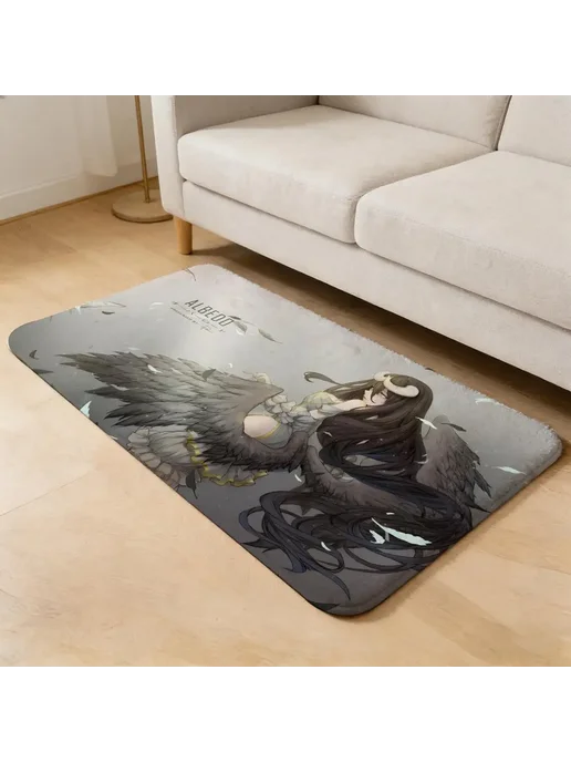 Мультяшный коврик O-overlord из флиса для прихожей 40x60cm, 80x120cm, фото 2
