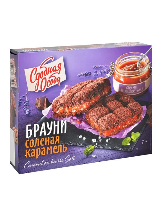 Пирог Брауни c cолёной карамелью 380г, 380 г, фото 2