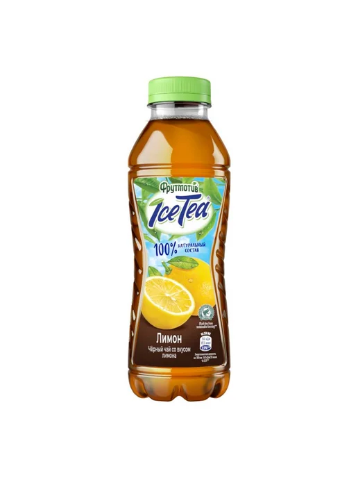 Холодный чай Фрутмотив IceTea черный с лимоном 500 мл, 500 мл