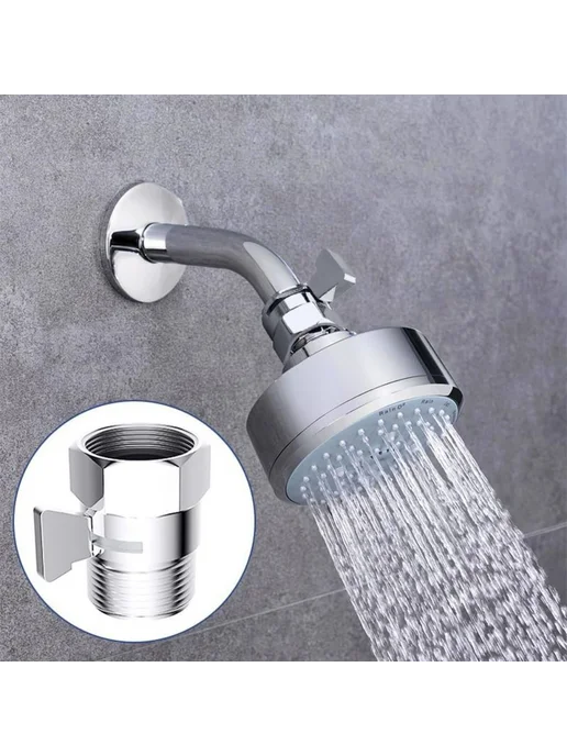 Клапан отключения потока воды для душа, резьба G 1 2", вариант, фото 6