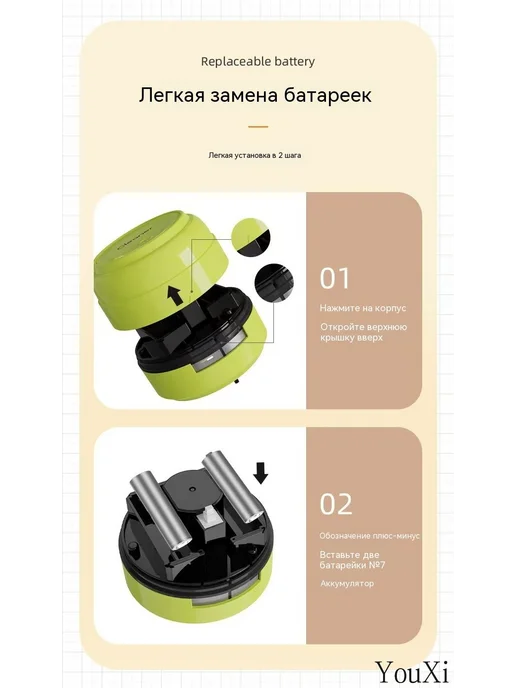 Канцелярский мини-пылесос 3 режима всасывания, вариант, фото 3
