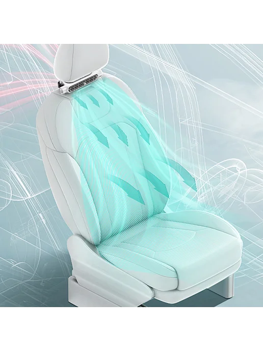 Комплект вентилятора для автомобиля для подголовника, USB, 3, вариант, фото 2