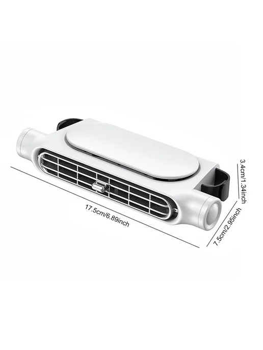 Комплект вентилятора для автомобиля для подголовника, USB, 3, вариант, фото 6