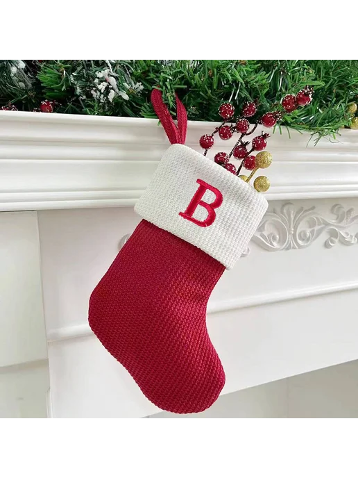 Весёлые новогодние носки Santa, отличные подарки, классика, вариант, фото 2