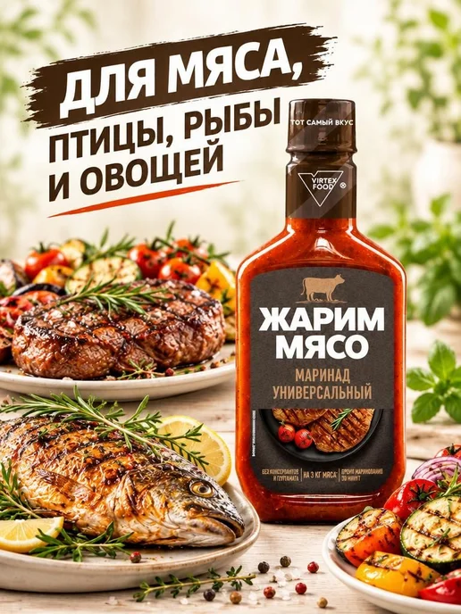 Маринад Универсальный "Жарим Мясо", 300 гр, 300 г, фото 4