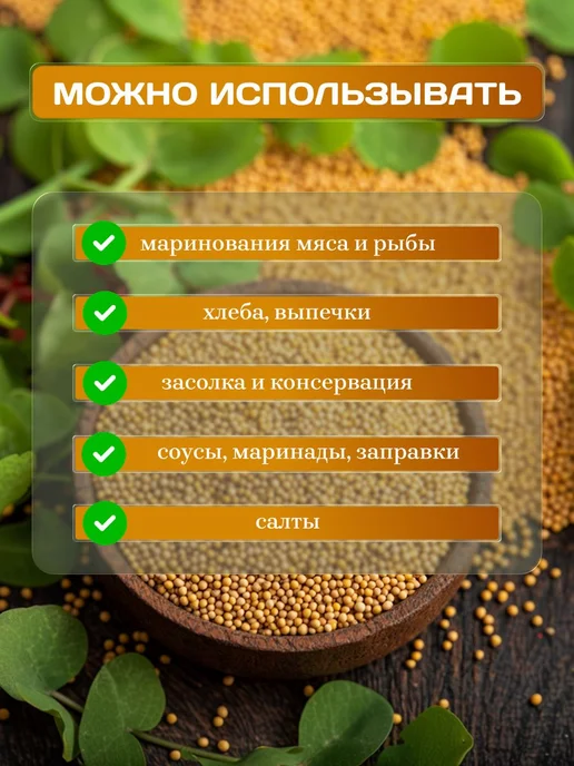 Семена горчицы для засолки 1 кг, 1 кг, фото 2